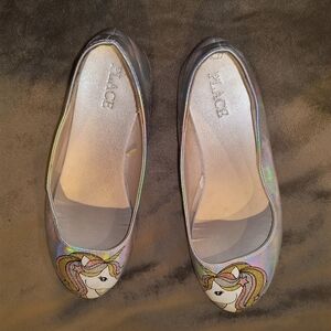 Girls ballet unicorn flats